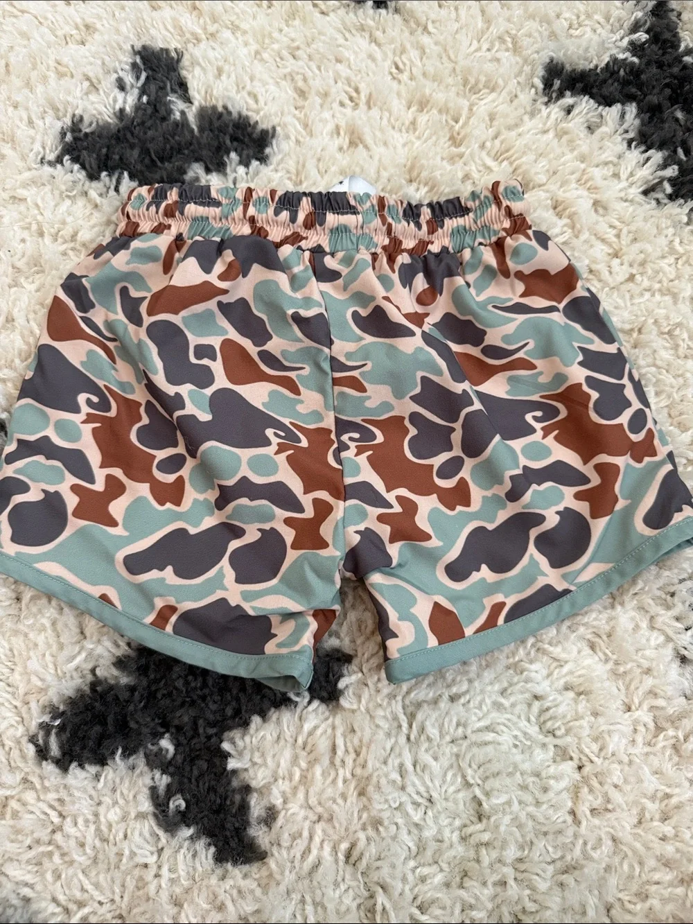 Boys smocked swim trunks